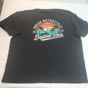 Indian Motorcycle Daytona Beach Graphic Tee Black XL